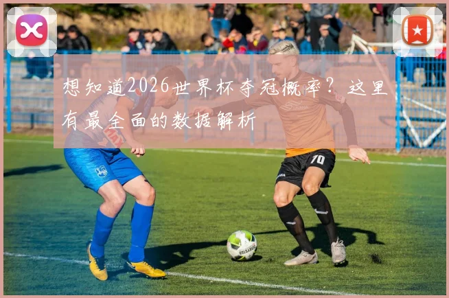 想知道2026世界杯夺冠概率？这里有最全面的数据解析